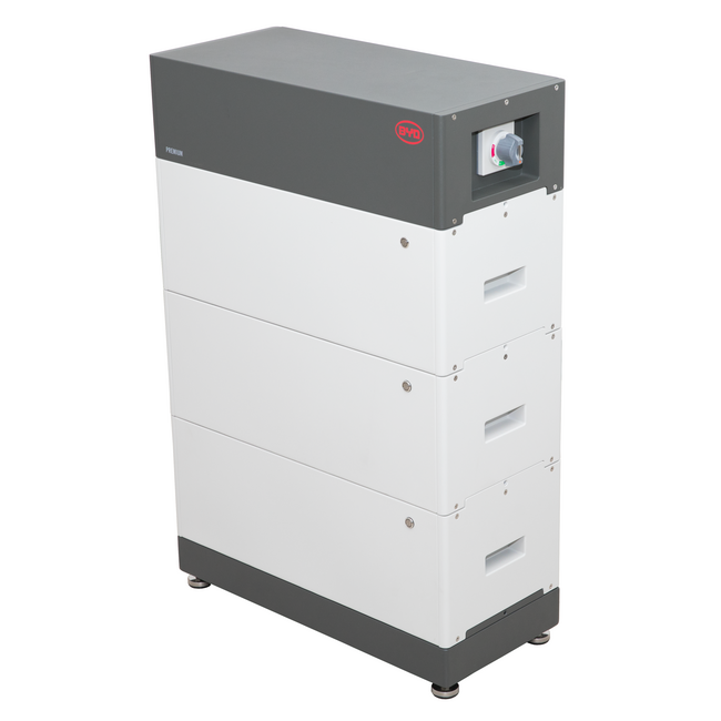 BYD Battery-Box LVS 12.0kWh + Base & Cover | Modulaire Thuisbatterij voor Energieopslag - BlackCharge 