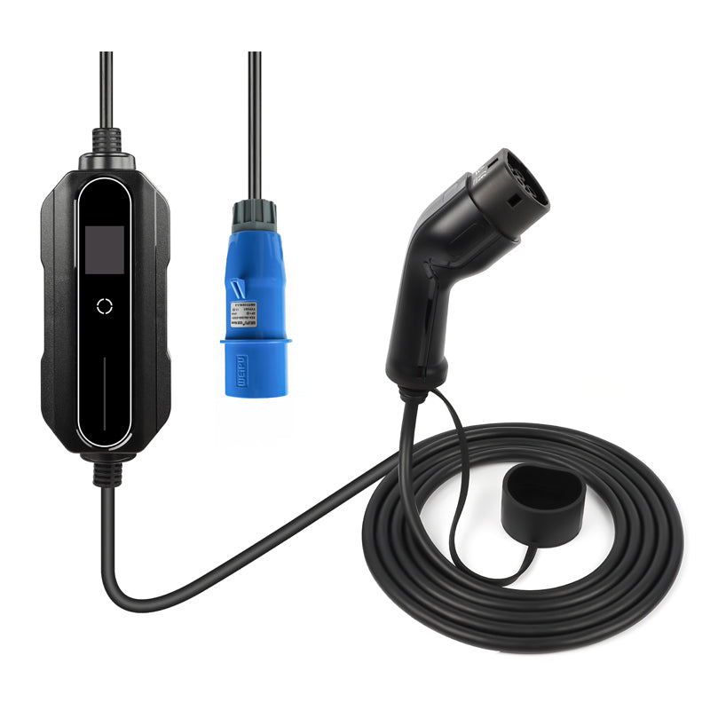 BlackCharge® 2.0 EV Lader 7,4kW – Type 2 naar CEE Mobiel
