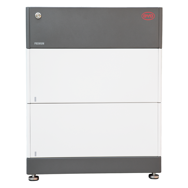 Uitbreidbare energieopslag tot 38.4 kWh met BYD Battery-Box