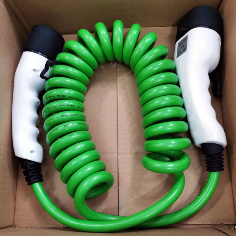 BlackCharge® Flex Laadkabel Type2 naar Type2 Mennekes – Efficiënt Laden op 11/22kW - BlackCharge 11kW