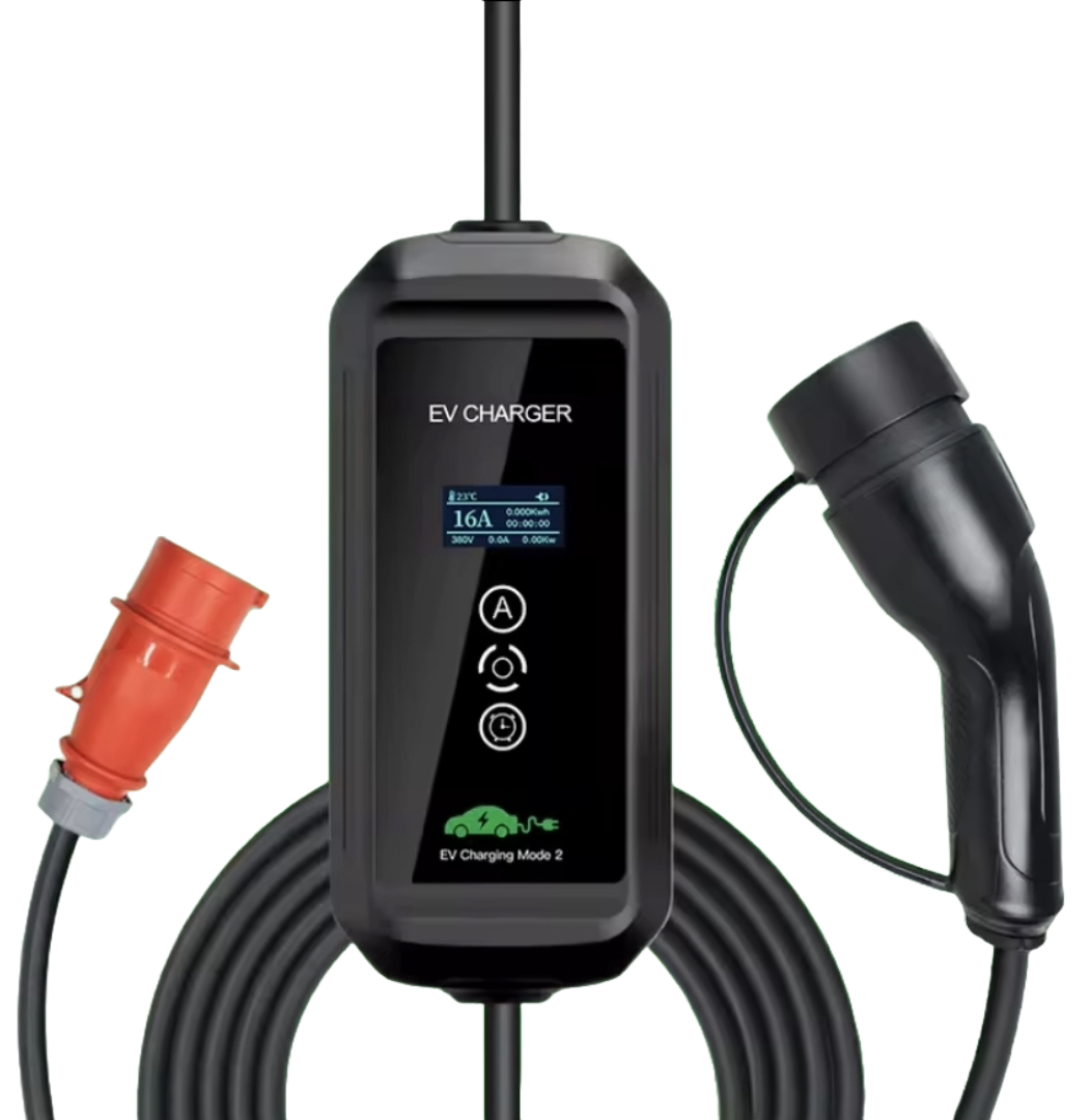 BlackCharge® 3.0 Max Mobiele EV Lader | 3,7kW – 7,4kW – 11kW | Type 2 | Waterdicht IP66 | 5/7/10 meter - BlackCharge 3.7kW / 5 meter / Excl. verloopstekkers