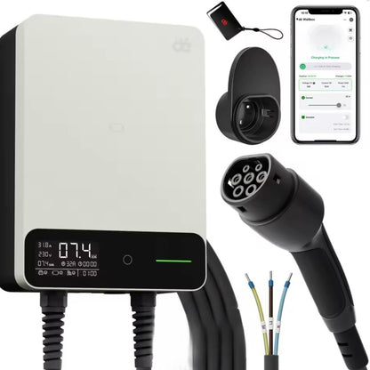 BlackCharge® Wallbox Home 7,4kW – Slimme EV Lader met App & RFID