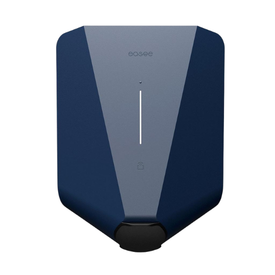 Dark blue front cover geïnstalleerd op Easee unit