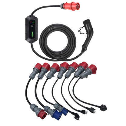 Voldt Booster EU Traveller Set – 22kW mobiele laadkit voor reizen door heel Europa